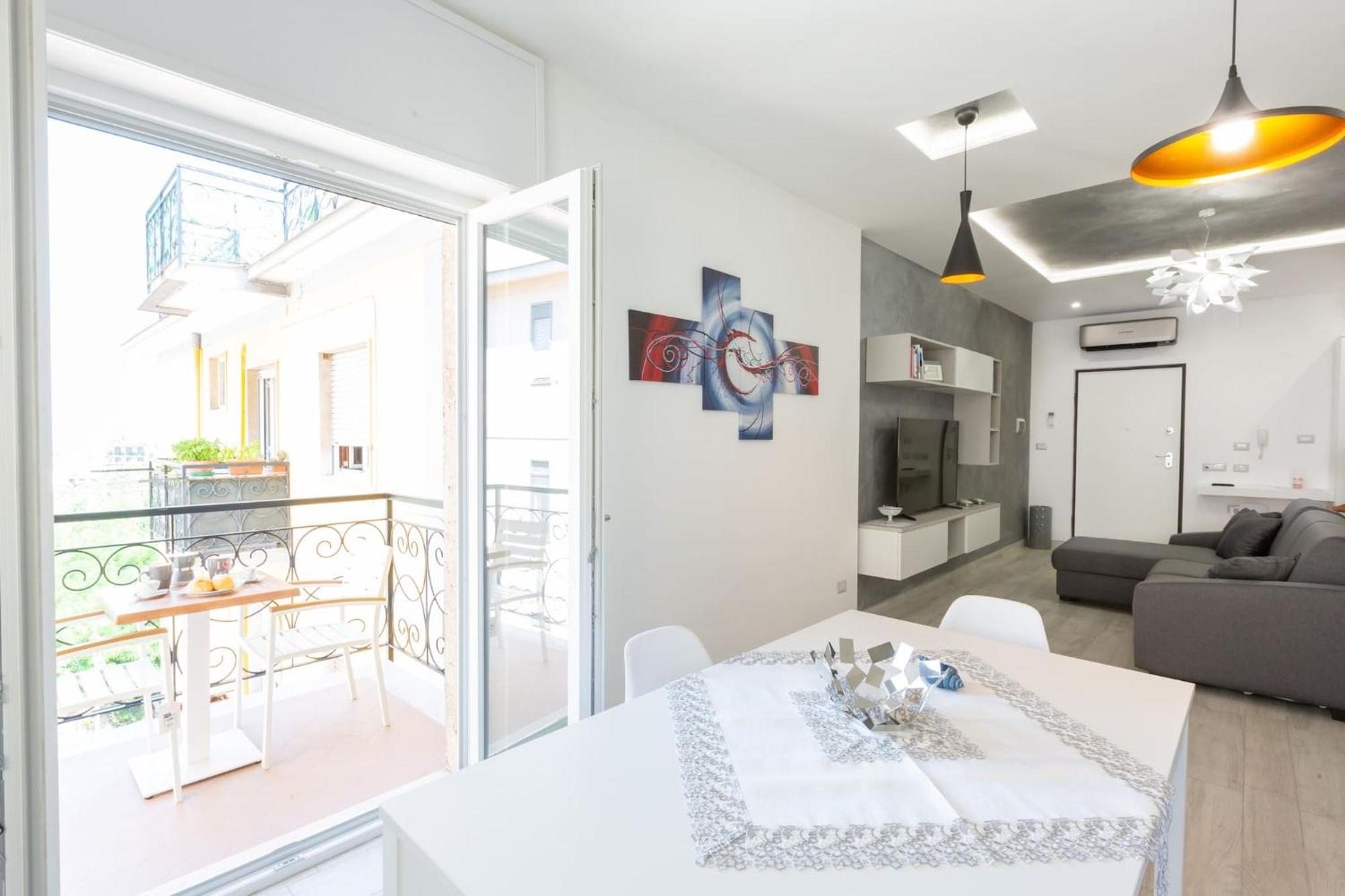 Sorrentovibes - New & Stylish Two Bedroom Apartment With Balconies Exteriör bild